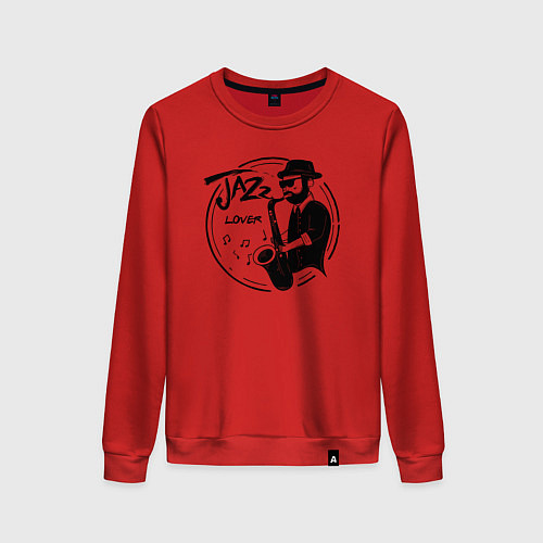 Женский свитшот Jazz lover / Красный – фото 1