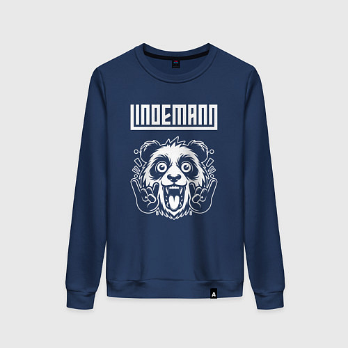 Женский свитшот Lindemann rock panda / Тёмно-синий – фото 1