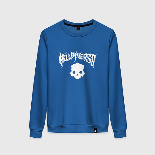 Женский свитшот Helldivers: Skull / Синий – фото 1