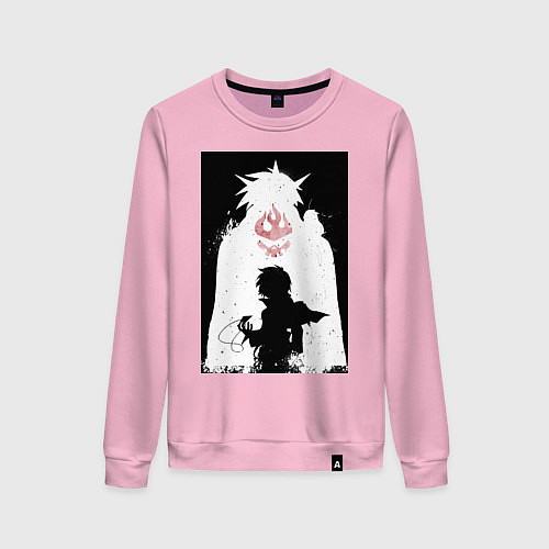 Женский свитшот Гуррен-Лаганн пронзающий небеса Симон / Светло-розовый – фото 1