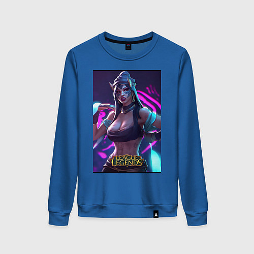 Женский свитшот League of Legends Akali Kda / Синий – фото 1