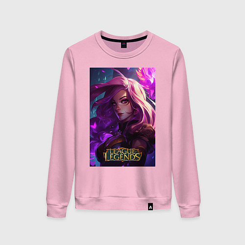 Женский свитшот League of Legends Kaisa Kda / Светло-розовый – фото 1