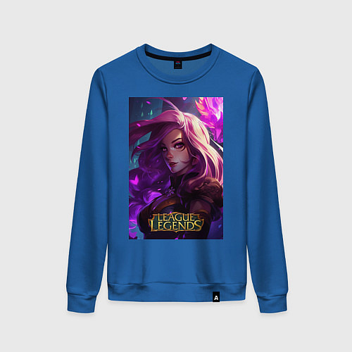 Женский свитшот League of Legends Kaisa Kda / Синий – фото 1