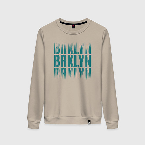 Женский свитшот Brklyn / Миндальный – фото 1