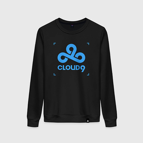 Женский свитшот Cloud9 - tecnic blue / Черный – фото 1