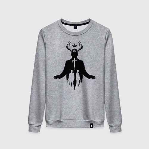 Женский свитшот True Detective: Faith / Меланж – фото 1