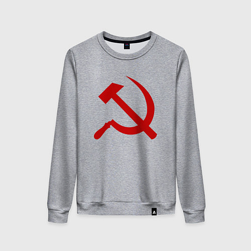 Женский свитшот Serp i molot / Меланж – фото 1