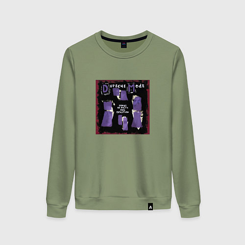 Женский свитшот Depeche Mode - Песни о вере и преданности / Авокадо – фото 1