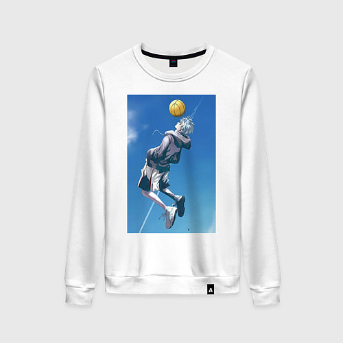 Женский свитшот Баскетбол Тэцуя Куроко арт / Белый – фото 1