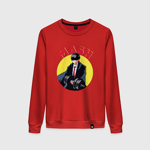 Женский свитшот Мэш Бёрндэд / Красный – фото 1