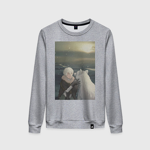 Женский свитшот Для тебя Бессмертный Фуши / Меланж – фото 1