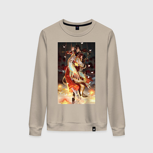 Женский свитшот Чэн Хуа Лянь Се танец / Миндальный – фото 1