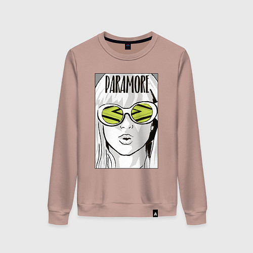 Женский свитшот Paramore - Hayley Williams / Пыльно-розовый – фото 1