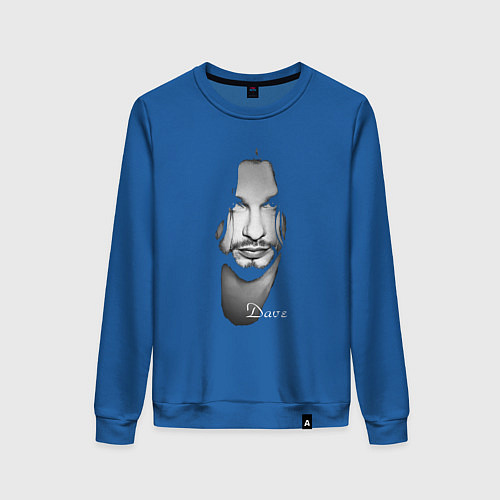 Женский свитшот Depeche Mode - Dave devotional / Синий – фото 1