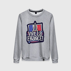 Женский свитшот Viva la France