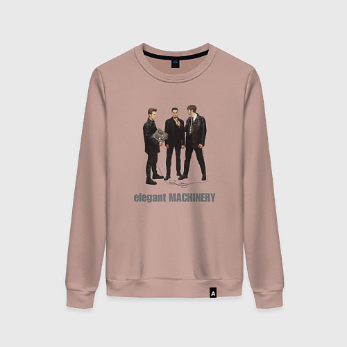 Женский свитшот Elegant Machinery - A band / Пыльно-розовый – фото 1