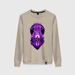 Женский свитшот Поднятие уровня в одиночку Джину Сон статуя