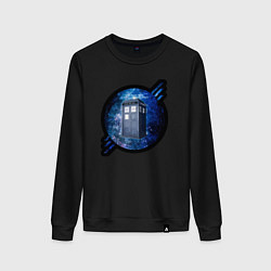 Женский свитшот Tardis in space