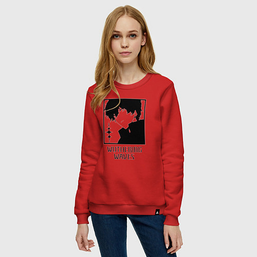 Женский свитшот WuWa rover / Красный – фото 3