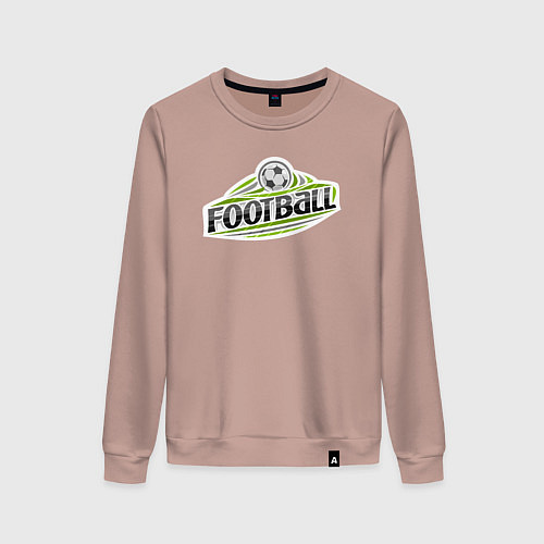 Женский свитшот Football sport / Пыльно-розовый – фото 1