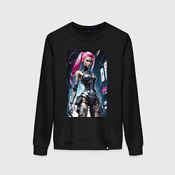 Женский свитшот Cyber Barbie from future - ai art fantasy