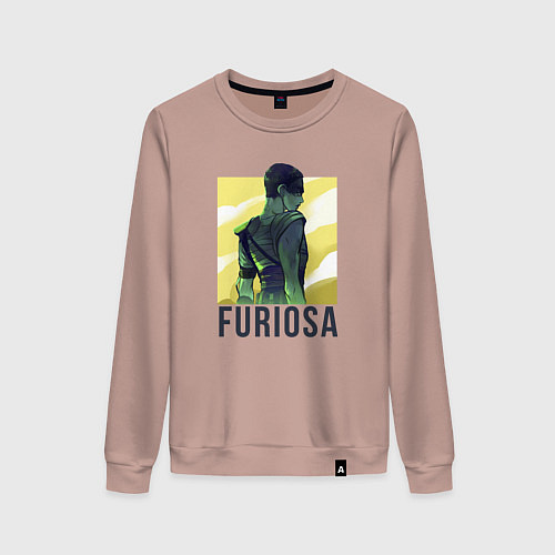 Женский свитшот Фуриоса / Пыльно-розовый – фото 1