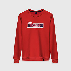 Свитшот хлопковый женский Eyes Yinlin - Wuthering Waves, цвет: красный