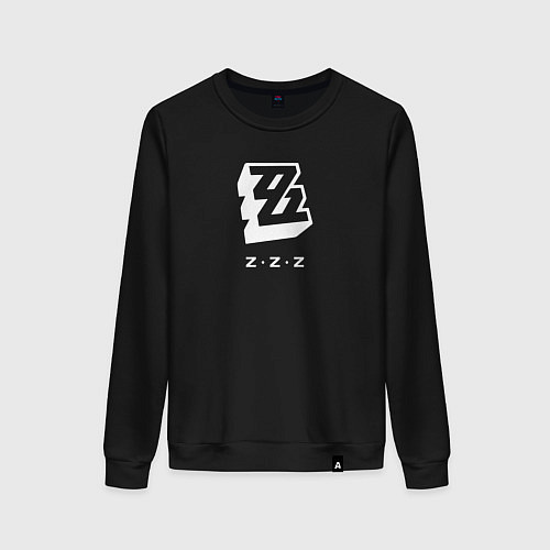 Женский свитшот Zenless Zone Zero logo / Черный – фото 1