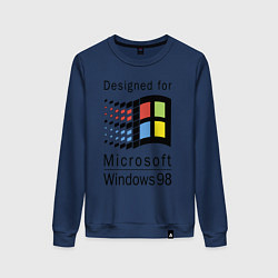 Женский свитшот Разработанный для windows 98