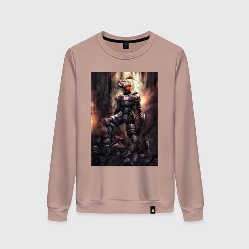 Женский свитшот Убийца гоблинов рыцарь / Пыльно-розовый – фото 1
