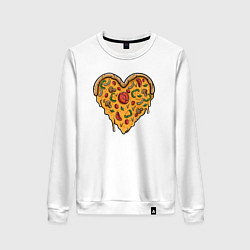 Женский свитшот Pizza heart