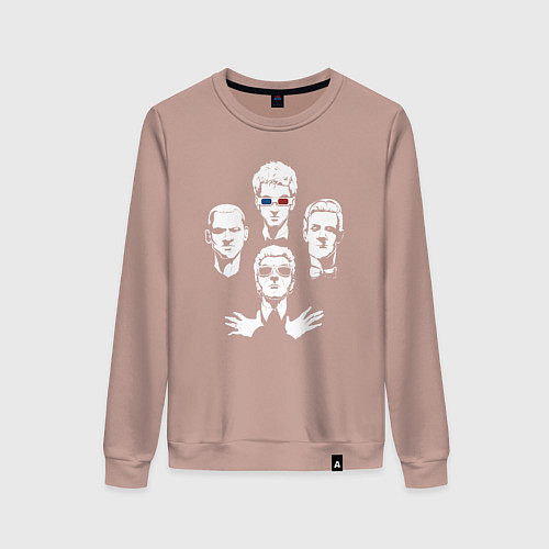 Женский свитшот Doctors who / Пыльно-розовый – фото 1