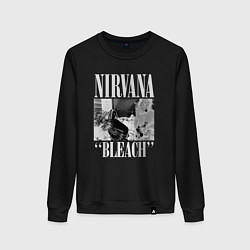 Женский свитшот Nirvana bleach black album