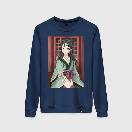 Женский свитшот Монолог фармацевта Маомао принцесса / Тёмно-синий – фото 1