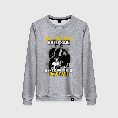 Женский свитшот Depeche Mode - On stage / Меланж – фото 1