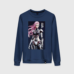 Женский свитшот Cyber Barbie - ai art future