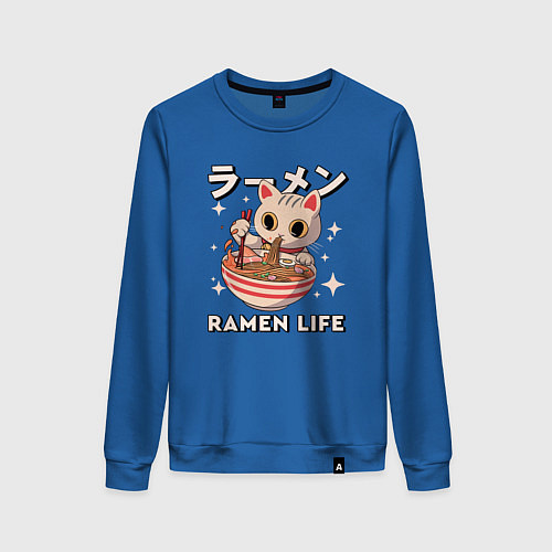 Женский свитшот Ramne life / Синий – фото 1