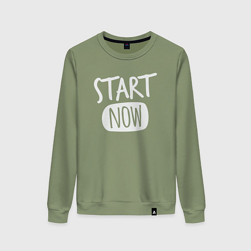 Женский свитшот Начать сейчас / Авокадо – фото 1