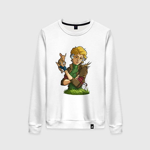 Женский свитшот Фиби - RimWorld / Белый – фото 1