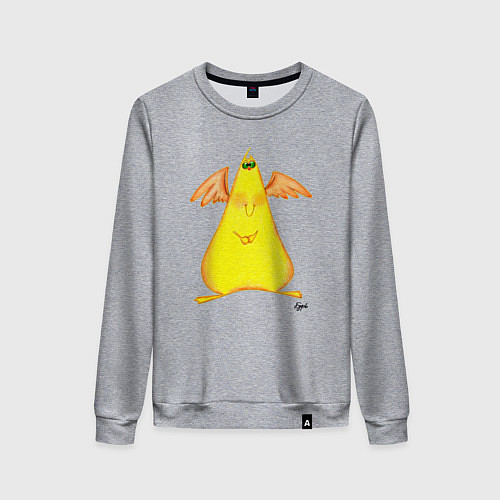 Женский свитшот Что-то с крылышками / Меланж – фото 1