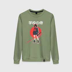 Женский свитшот Девочка демон