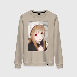 Женский свитшот Волчица и пряности Холо монашка