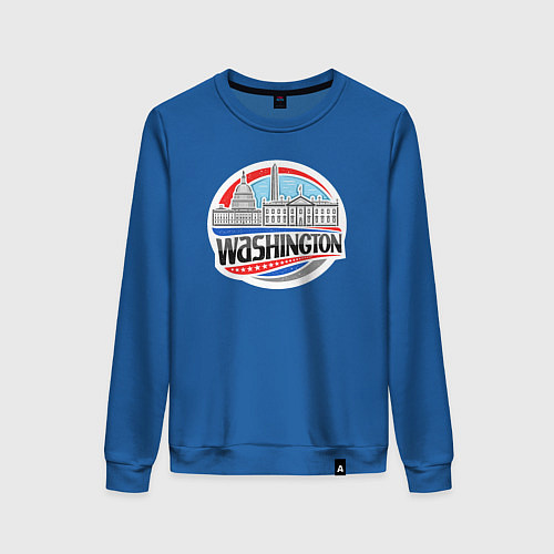 Женский свитшот USA Washington / Синий – фото 1