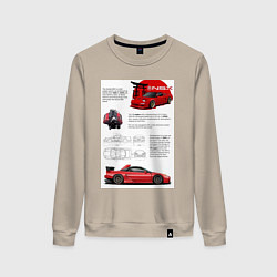 Женский свитшот Honda nsx