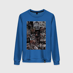 Женский свитшот Художник коллаж