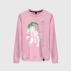 Женский свитшот Моя геройская академия Изуку Мидория Деку