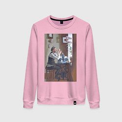 Женский свитшот Портной швея - живопись