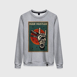 Женский свитшот Парикмахер ножницы