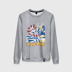 Женский свитшот Моя геройская академия Всемогущий удар