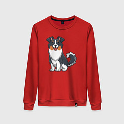 Женский свитшот Довольный пёсик